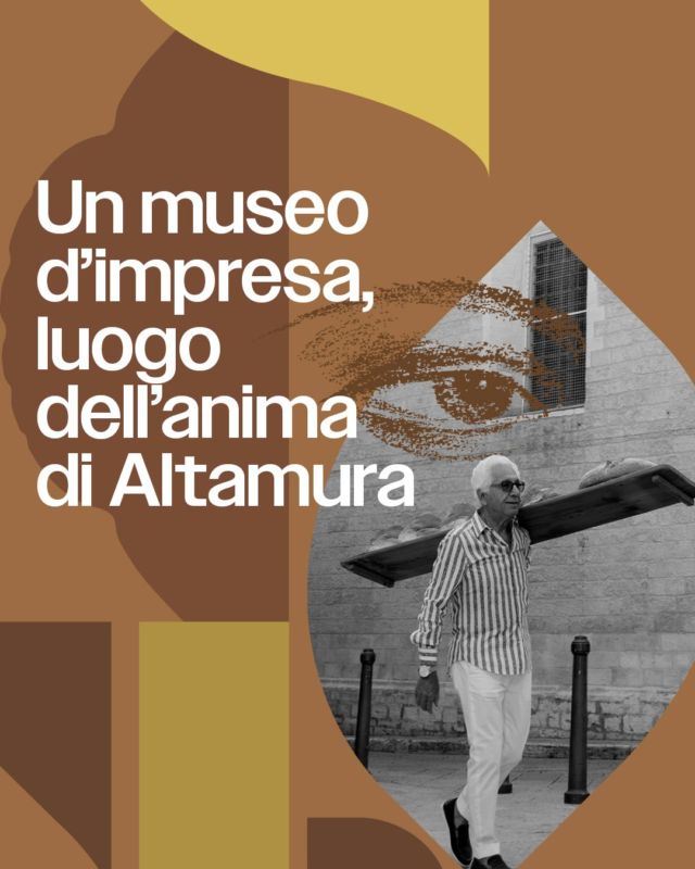 Attraversa passato e presente.

Immergiti in un'esperienza sensoriale che svela la profondità delle tradizioni locali.
Ogni tocco, ogni aroma, ti guida alla scoperta di storie antiche e di un patrimonio vivo. 

Facciamo parte di MUSEIMPRESA, una rete nazionale che valorizza e celebra l’identità e la cultura d’impresa, rendendo omaggio al nostro impegno per conservare e trasmettere la storia e le tradizioni. 
www.museodelpaneforte.it

#museo #museodelpane #museodelpaneforte #altamura #Weareinpuglia #museidimpresa #museimpresa